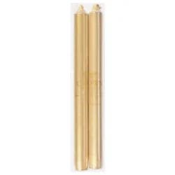 Caspari Gold Taper Duet Candles - 2 Count