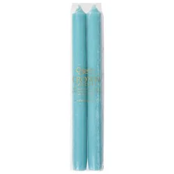 Caspari Turquoise Taper Duet Candles - 2 Count