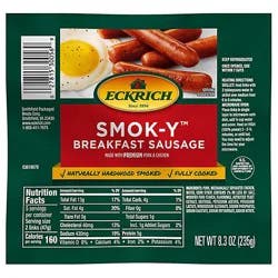 Eckrich Smok-Y Original Breakfast Smoked Sausage Links - 8.3 Oz