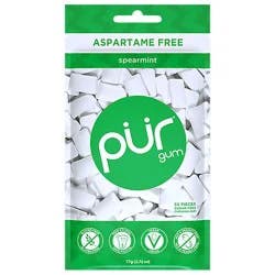 Pur Gum Spearmint Aspartame Free - 55 Count