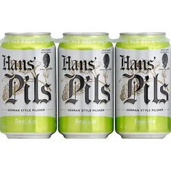 Real Ale Hans Pils In Can - 6-12 Fl. Oz.