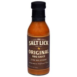 Salt Lick Sauce Bar-B-Que Original Recipe - 12 Oz