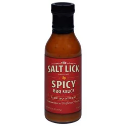 The Salt Lick Sauce Bar-B-Que Laurens Spicy Recipe - 12 Fl. Oz.