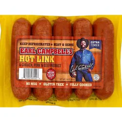 Earl Campbell Hot Links - 16 Oz
