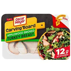 Oscar Mayer Carving Board Applewood Smoked Turkey Breast Lunch Meat - 7.5 Oz