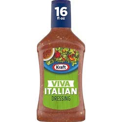 Kraft Viva Italian Salad Dressing Bottle - 16 Fl. Oz.
