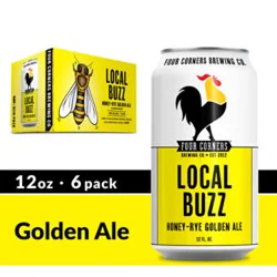 Four Corners Local Buzz Golden Ale Craft Beer Cans 5.0% Abv - 6-12 Fl. Oz.