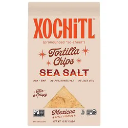 Xochitl Corn Chips Mexican Style White Sea Salt - 12 Oz