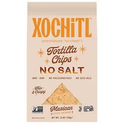 Xochitl Corn Chips Mexican Style White No Salt - 12 Oz