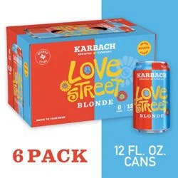 Karbach Love Street Blonde Craft Beer Cans - 6-12 Fl. Oz.