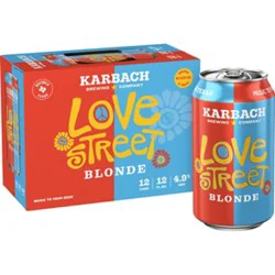 Karbach Love Street Blonde Beer Cans - 12-12 Fl. Oz.