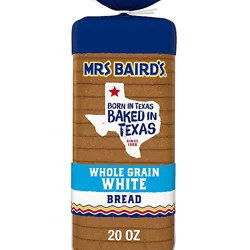 Mrs Baird's Made With Whole Grain White Bread - 20 Oz