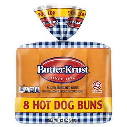 Butter Krust Hot Dog Buns - 12 Oz