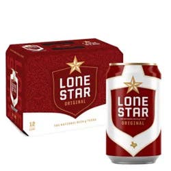 Lone Star Lager In Can - 12-12 Oz