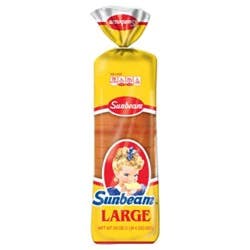 Sunbeam Large White Bread Sandwich Bread - 20 Oz
