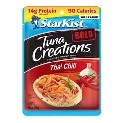 Starkist Tuna Creations Bold Tuna Chunk Light Thai Chili Style - 2.6 Oz
