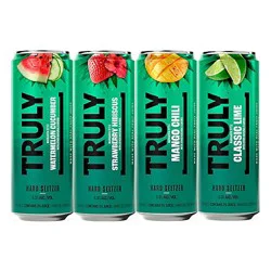 Truly Hard Seltzer Margarita Style Mix Variety Pack In Cans - 12-12 Fl. Oz.