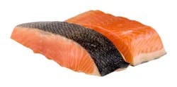 Service Case Atlantic Seasoned Salmon Fish Fillets - 1 Lb