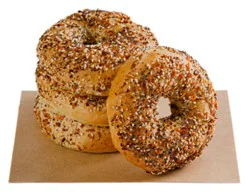 Bakery Bagels Everything Large - 4 Count