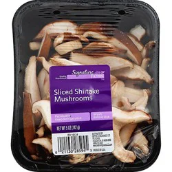 Signature Select Mushrooms Shiitake Sliced - 5 Oz