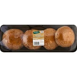 Signature Select/farms Mushrooms Portabella Caps - 14 Oz