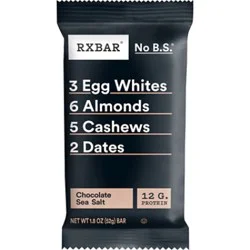 Rxbar Protein Bars Chocolate Sea Salt Protein Snack - 1.8 Oz