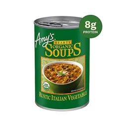 Amy's Organic Hearty Rustic Italian Vegetable Soup - 14 Oz