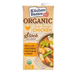 Kitchen Basics Organic Free Range Chicken Stock - 32 Oz
