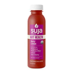 Suja Organic Gut Health Berry Lemon Cold Pressed Juice Drink Bottle - 12 Fl. Oz.
