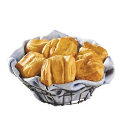 Bakery Rolls Butterflake - 6 Count