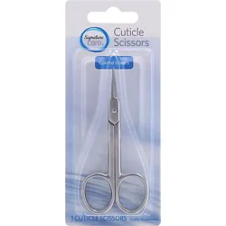 Signature Select/care Cuticle Scissors Curved Blades - Each