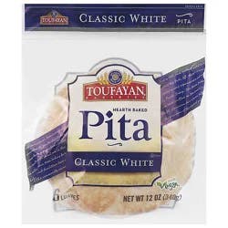 Tf Pita Bread White - Each