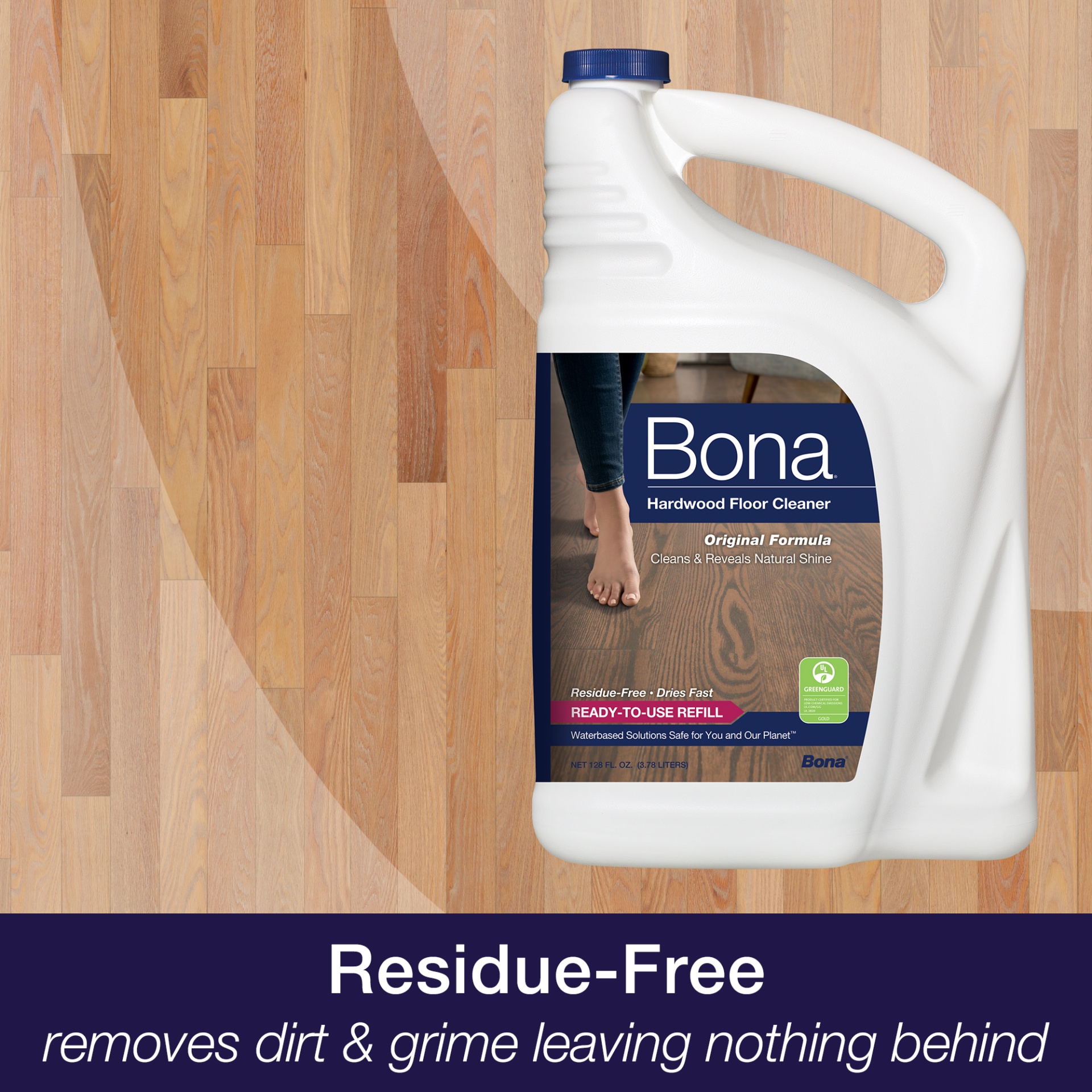 slide 6 of 14, Bona Hardwood Floor Cleaner Refill, 64 fl oz