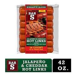 Bar-S Sausage Cheddar Jalapeno - 42 Oz