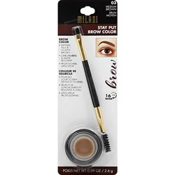 Mil Stayput Brow Color Med Brown - Each