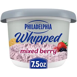 Philadelphia Mixed Berry Whipped Cream Cheese Spread Tub - 7.5 Oz