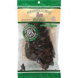 Old Santa Fe Trail Beef Jerky Green Chili - 3 Oz