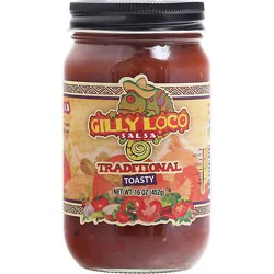 Gilly Loco Salsa Traditional Toasty - 16 Oz