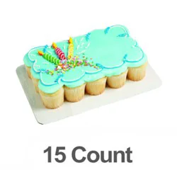 Bakery Cupcake Cake 15 Count - Each