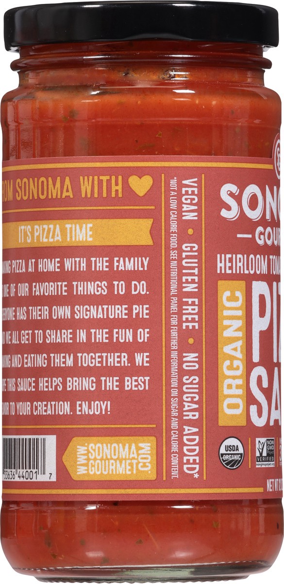 slide 11 of 12, Sonoma Gourmet Pizza Sauce Plum Tomato Marinara Jar - 12 Oz, 12 oz