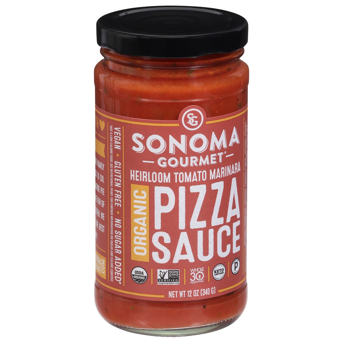 slide 7 of 12, Sonoma Gourmet Pizza Sauce Plum Tomato Marinara Jar - 12 Oz, 12 oz