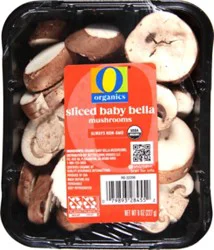 O Organics Baby Bella Mushrooms Sliced - 8 Oz