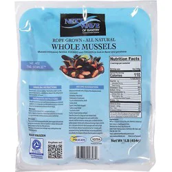Mussels Cooked Frozen Farm Raised - Lb