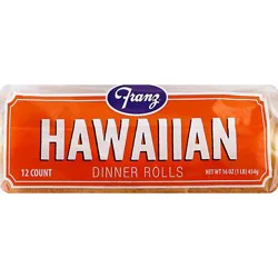 Franz Dinner Rolls Hawaiian 12 Count - 16 Oz