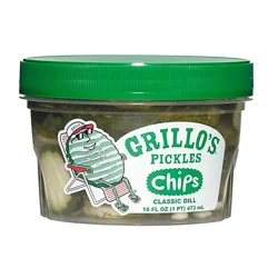 Grillos Pickles Chips Italian Dill - 16 Fl. Oz.