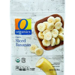O Organics Organic Bananas Sliced - 10 Oz