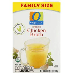 O Organics Organic Broth Chicken Flavored - 48 Oz