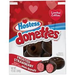 Hostess Donettes Frosted Strawberry Mini Donuts Bag - 9.5 Oz