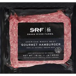 Snake River Farms 75% Lean 25% Fat American Style Wagyu Ground Beef - 16 Oz