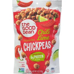 The Good Bean Chickpeas Smoky Chili & Lime - 6 Oz